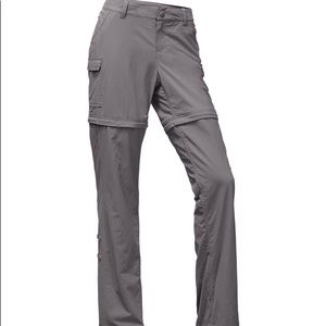The North Face convertible hiking pants.